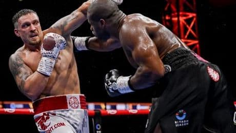 Boxen: Alexander Usyk holt sich gegen Daniel Dubois per Knockout Gürtel Nummer vier