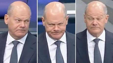 Historisches Wahldebakel: Merz-Schlappe: Als Olaf Scholz (mehrmals) das Gesicht entgleiste