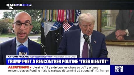 Guerre en Ukraine: Donald Trump se dit prêt à rencontrer Vladimir Poutine "très bientôt"