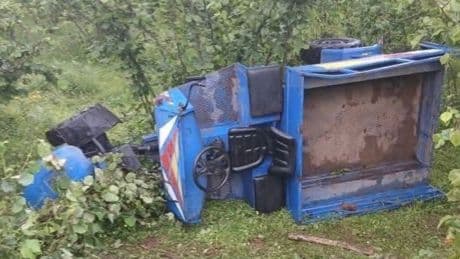 Devrilen patpatın sürücüsü öldü, eşi yaralandı