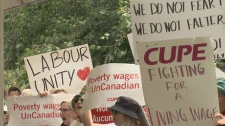 B.C. marks Labour Day as BCGEU prepares for Tuesday strike action