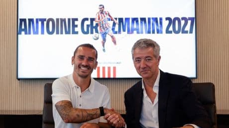 ¡Griezmann amplía su contrato con el Atlético!