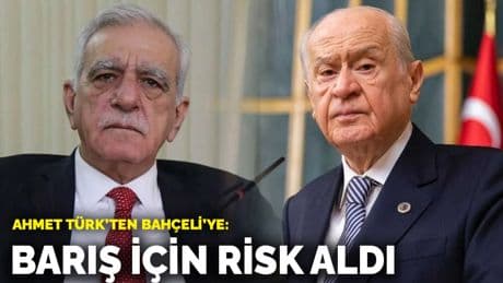 Ahmet Türk’ten Bahçeli’ye övgü: Barış için hesap yapmadan risk aldı