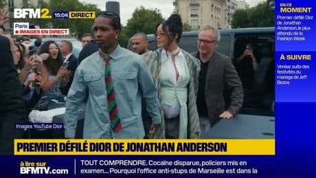 Fashion week: Rihanna et A$AP Rocky au défilé Dior