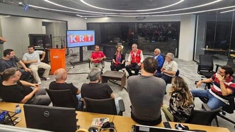 KRT işçilerinin direnişi 16. gününde: DİSK ziyaret etti