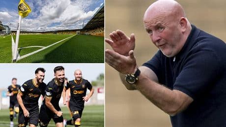 NO ONE LIKES US... WE DON'T CARE! Scottish football panto villains Livingston are back in the big time and keen to defy critics once again