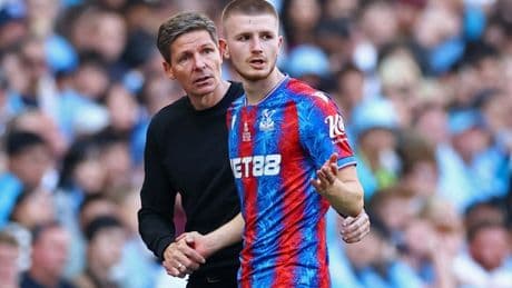 Adam Wharton forced to miss Crystal Palace’s FA Cup celebrations as he’s taken for concussion tests