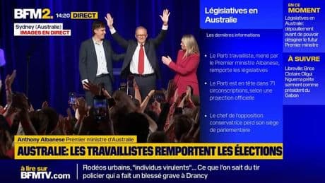 Australie: Les Travaillistes remportent à nouveau les législatives