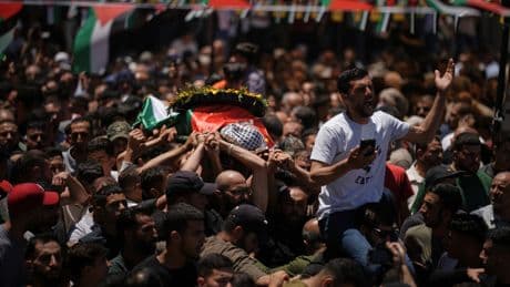 Leaders of Holy Land churches condemn Israeli settler violence during a West Bank visit