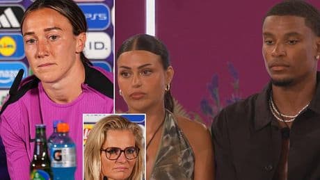 England fans left outraged after reporter asks Lioness 'offensive' question they'd never 'ask a male footballer'