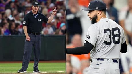 Baseball umpire slammed for series of missed calls in Yankees loss is outed as fan of rivals by online sleuths