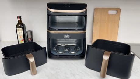 Premium-Heißluftfritteuse mit Keramikbeschichtung: Cosori Turbo Tower Pro Smart im Test