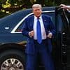 Trump has royal lovefest with Dutch Queen Maxima as he arrives in Netherlands for NATO summit… without Melania
