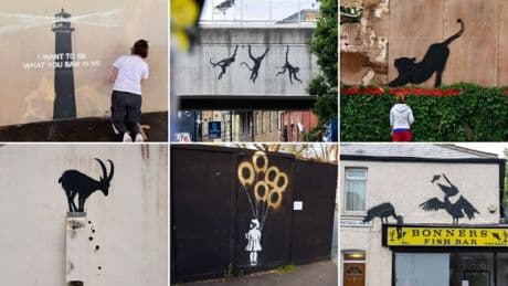 What do Banksy’s art pieces across London mean? We take a look