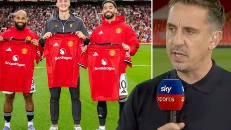 Gary Neville issues verdict on Man Utd transfers and names one glaring weakness