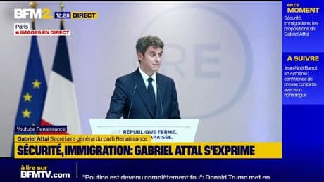 Voile: "Ne pas verbaliser des fillettes", mais "sanctionner les parents", détaille Gabriel Attal
