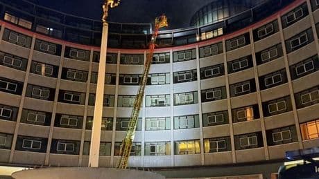 Fire breaks out at former BBC Television Centre in White City
