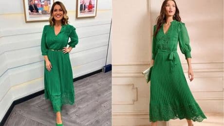 GMB host Susanna Reid looks gorgeous in emerald green – we've found her exact dress