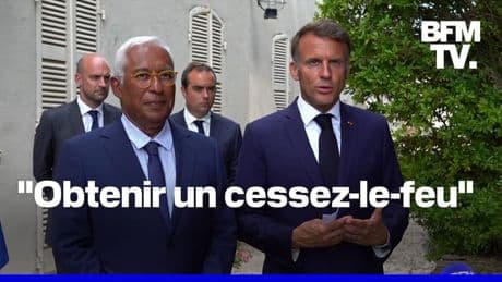 Emmanuel Macron annonce que "la volonté américaine est d'obtenir un cessez-le-feu" lors de la réunion en Alaska