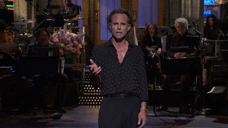 Walton Goggins hosts ‘SNL’ after show mocked ‘White Lotus’ co-star Aimee Lou Wood amid alleged feud