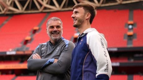 James Maddison pays emotional tribute to Ange Postecoglou after Tottenham sacking