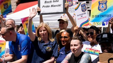 NYPD Officers Protest NYC Pride After Being Barred From Marching With Guns