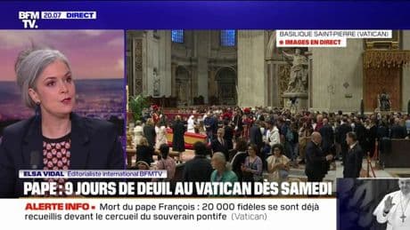 Le Vatican annonce 9 jours de deuil à partir de samedi, jour des obsèques du pape François