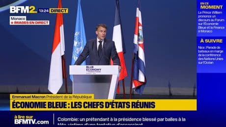 Emmanuel Macron: "Nous avons le devoir de nous mobiliser. Il n'y a aucune fatalité" face aux menaces sur les océans