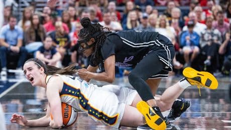 Caitlin Clark struggles in injury return as Valkyries rout Fever