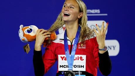 Summer McIntosh and Leon Marchand take gold at World Championships - but miss out on new world records