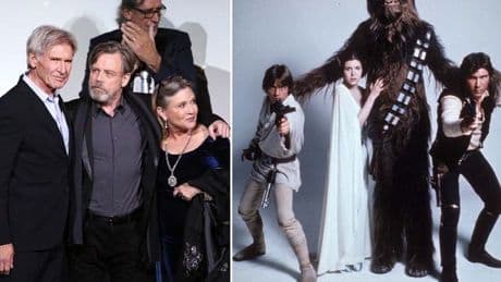 Star Wars Day - the original cast members then and now