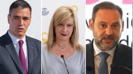 &quot;La cualidad de rodearse de buena gente...&quot;: las fotos de Leire Díez con Ábalos, Sánchez y Begoña Gómez