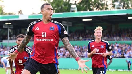 Besonders Boss Kuntz freut sich - Sprint-König Ansah beschert HSV Glückslos