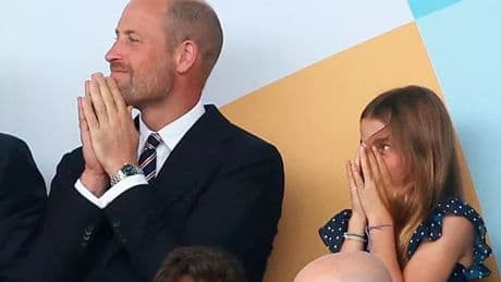 Princess Charlotte 'has no poker face' after major moment in Euros final