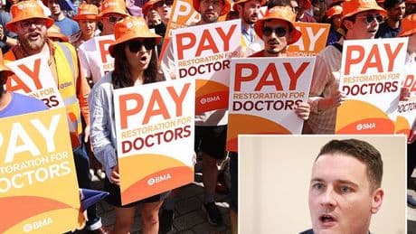 Doctors have tense meeting with Wes Streeting and vote to go on strike again over pay