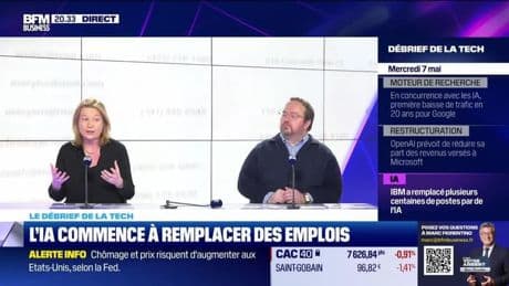 L'IA commence à remplacer des emplois - 07/05