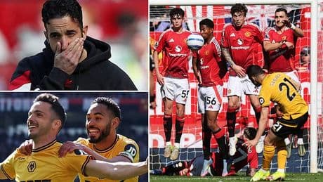 Man United 0-1 Wolves: Wasteful Red Devils slump to another defeat as Pablo Sarabia's stunning free-kick inflicts more misery on Ruben Amorim