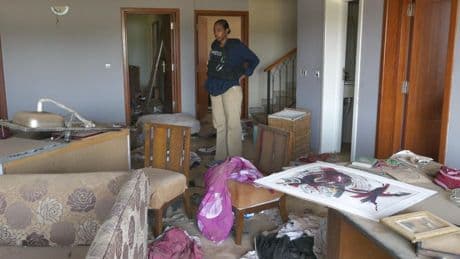 'A shell remains': Sky reporter returns to family home left in ruins by Sudan war