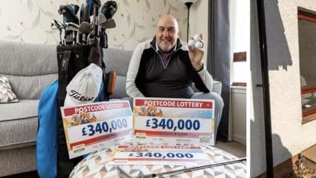 Postcode Lottery winner who scooped £1m reveals spending spree - and sweet gesture to golf club