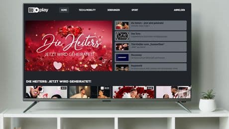 BILD Smart-TV-App  - Die Heiters-Hochzeit auf dem Smart-TV schauen