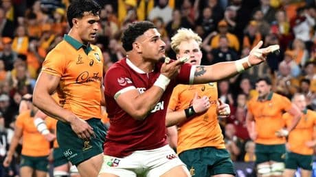 Australia 19 Lions 27: Tourists off to dominant start but given late scare in three-try win in First Test