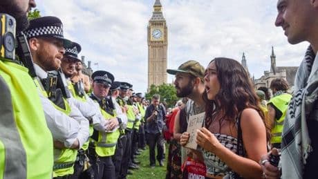 Gaza-Krieg: London: Tumulte und Festnahmen bei propalästinensischer Demo