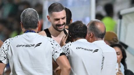 Fatih Terim ve Merih Demiral maç sonrası hasret giderdi