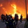Wildfires rage on Greek island of Chios