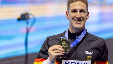 Schwimm-Weltmeister Märtens: Märtens weiter motiviert: Olympia 2028 als großes Ziel