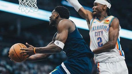 Timberwolves, Thunder'ı 143-101 yenerek seride durumu 2-1 yaptı!