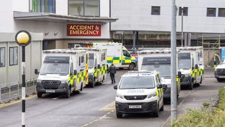Scottish ambulance workers back strike action in consultative ballot