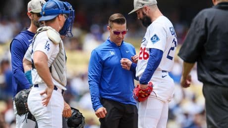 Bloodied Tony Gonsolin struggles as Angels complete three-game sweep of Dodgers