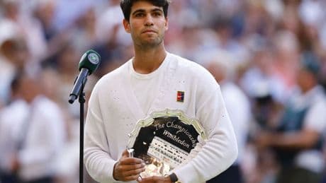Carlos Alcaraz: "Ha sido un gran viaje hasta ahora, seguro que estaré de vuelta en Wimbledon"