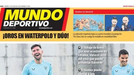 Portada de hoy de la Edición Bizkaia-Araba de Mundo Deportivo